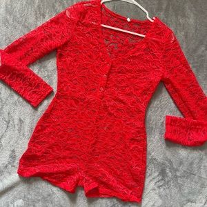 Lace Romper